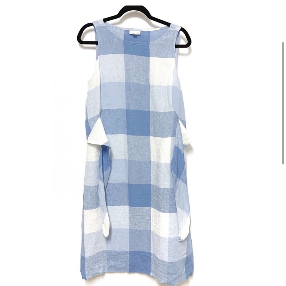 J. Jill | Plaid Sleeveless Midi Dress - Picture 3 of 8